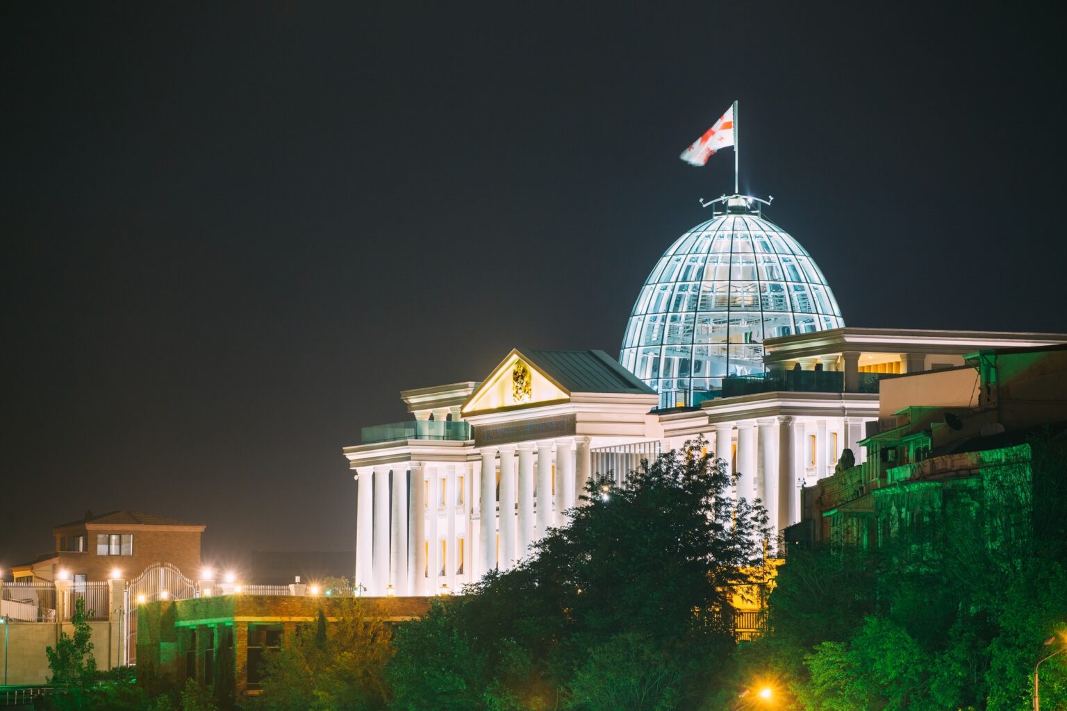 Tbilisi, Georgia. Presidential Administration Palace, Avlabari R